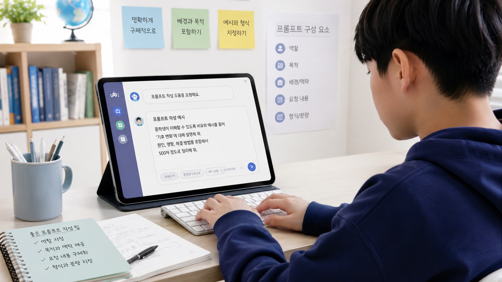 프롬프트 작성법 수업 이미지