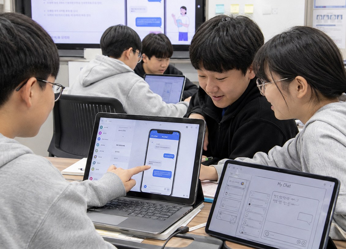 웹 문서와 앱 제작 수업 이미지