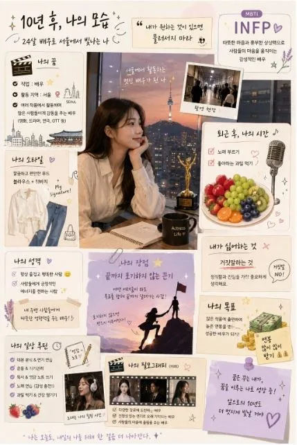 학생이 만든 20년 후 나의 모습 인포그래픽 3